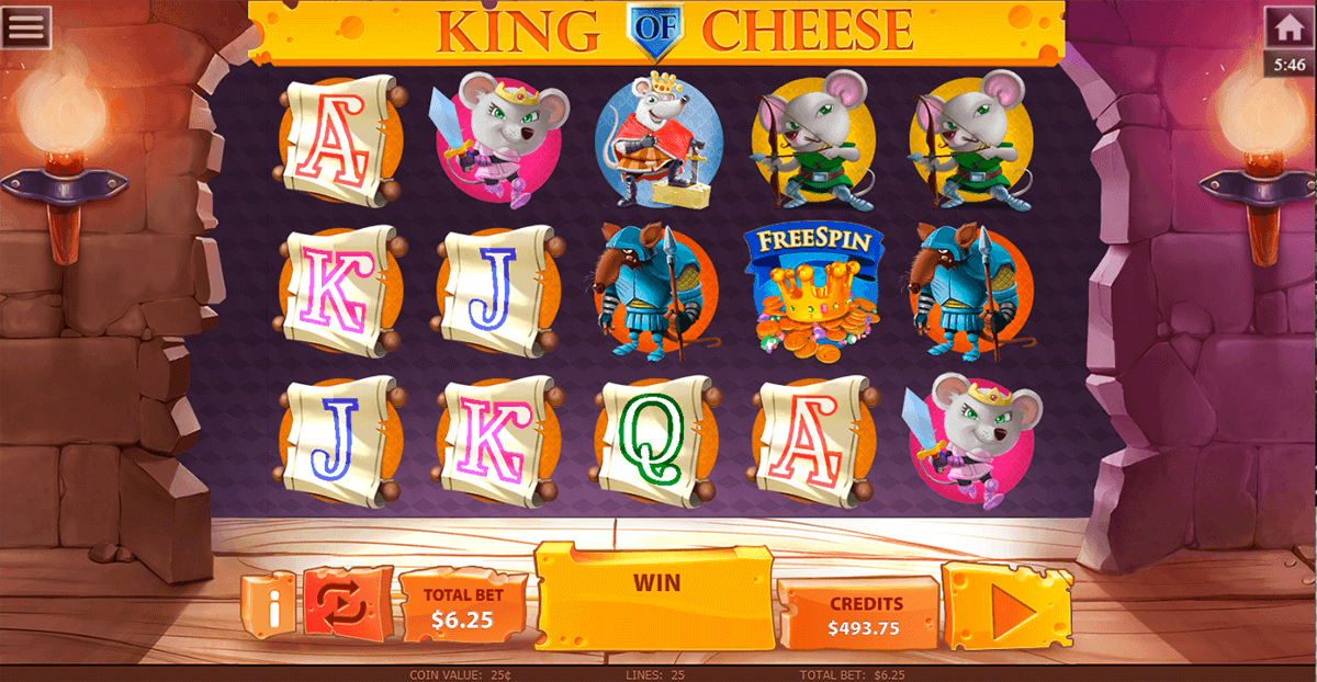 king of cheese multislot casino slots 