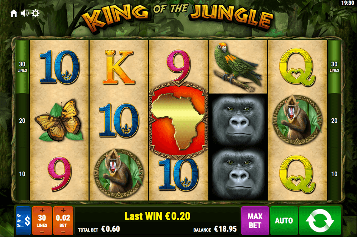 king of the jungle bally wulff casino slots 