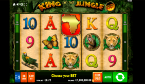 King Of The Jungle Red Hot Firepot Gamomat Casino Slots 