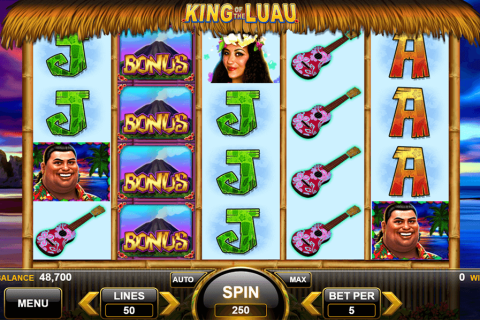 King Of The Luau Spin Games Casino Slots 