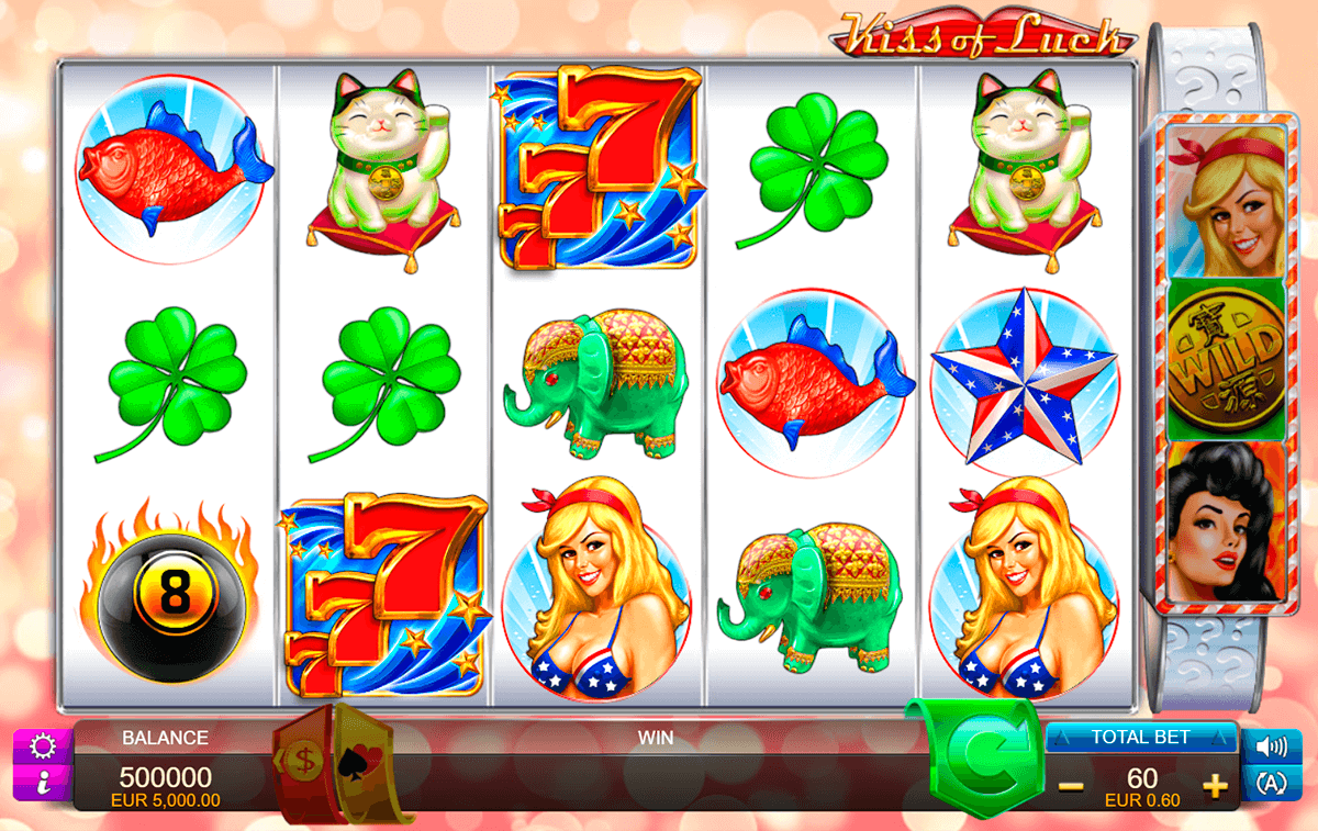 kiss of luck fuga gaming casino slots 