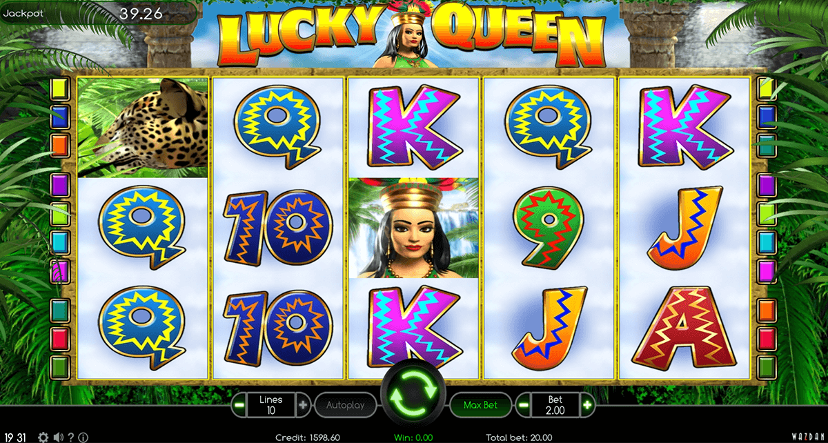 lucky queen wazdan casino slots 