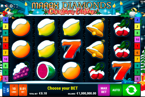 Maaax Diamonds Christmas Edition Gamomat Casino Slots 