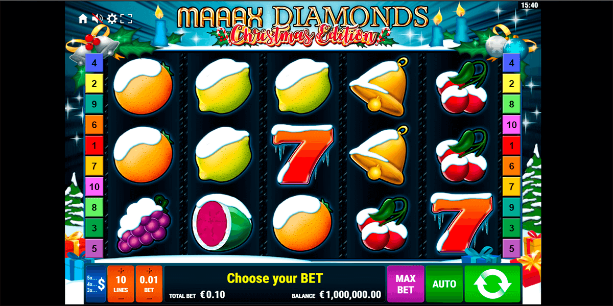 maaax diamonds christmas edition gamomat casino slots 