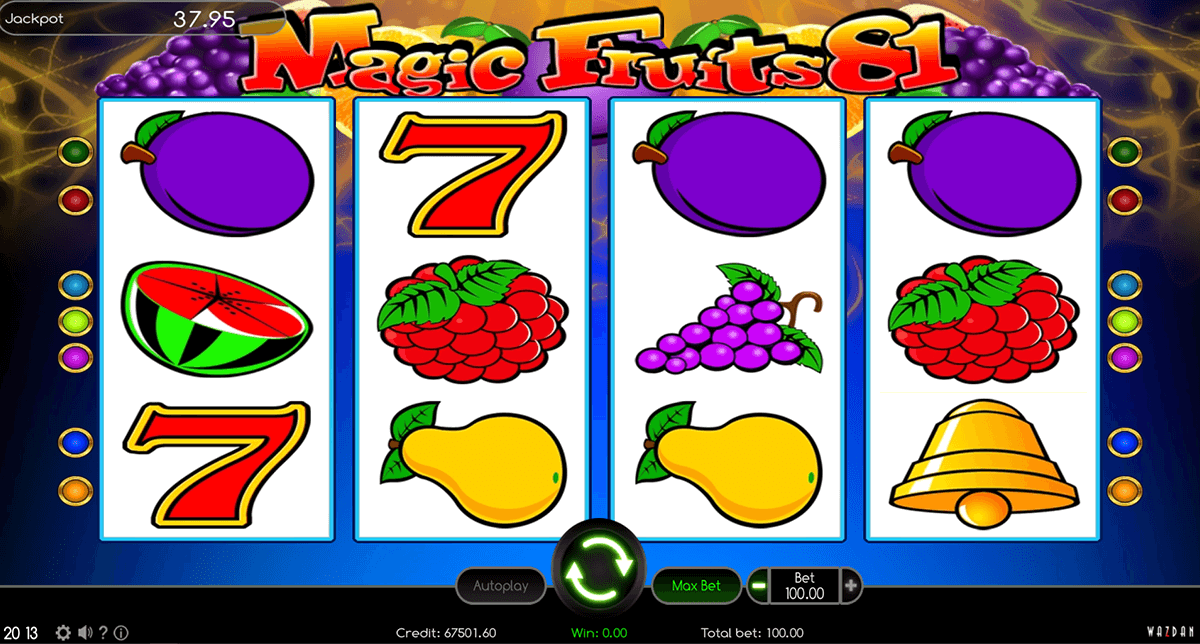magic fruits 81 wazdan casino slots 