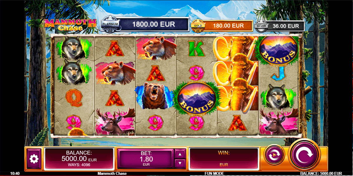 mammoth chase kalamba games casino slots 