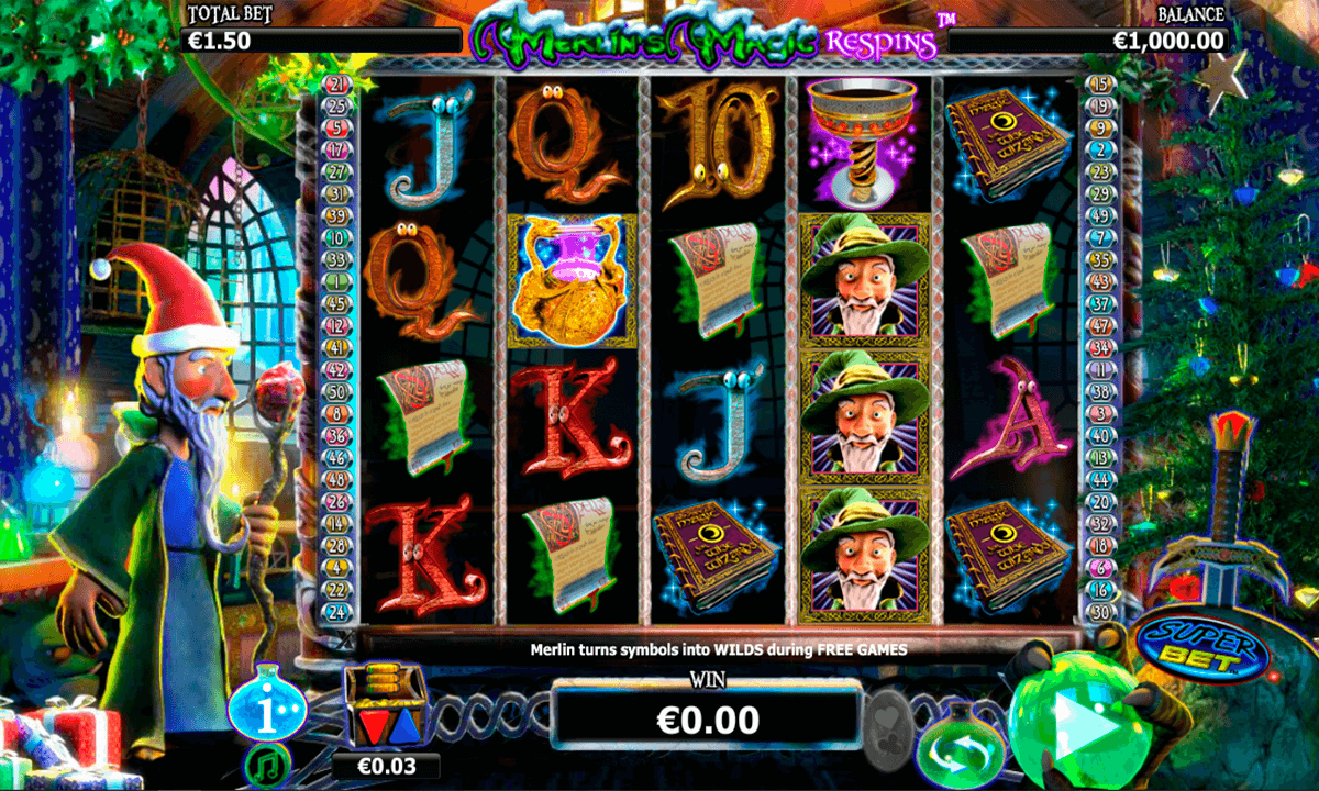 merlins magic respins christmas nextgen gaming casino slots 