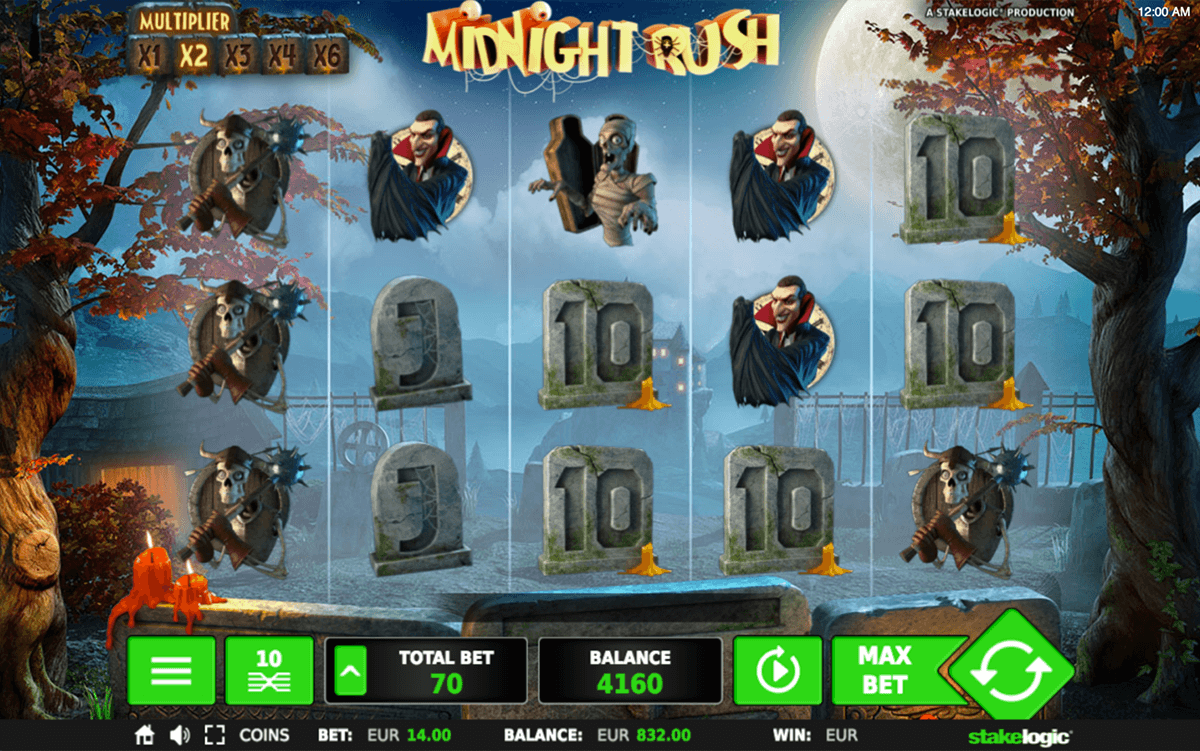 midnight rush stake logic casino slots 