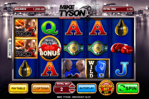 Mike Tyson Inspired Gaming Casino Slots 