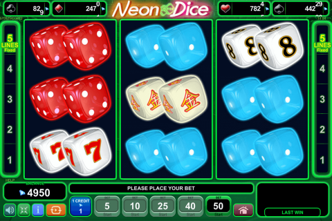 Neon Dice Egt Casino Slots 