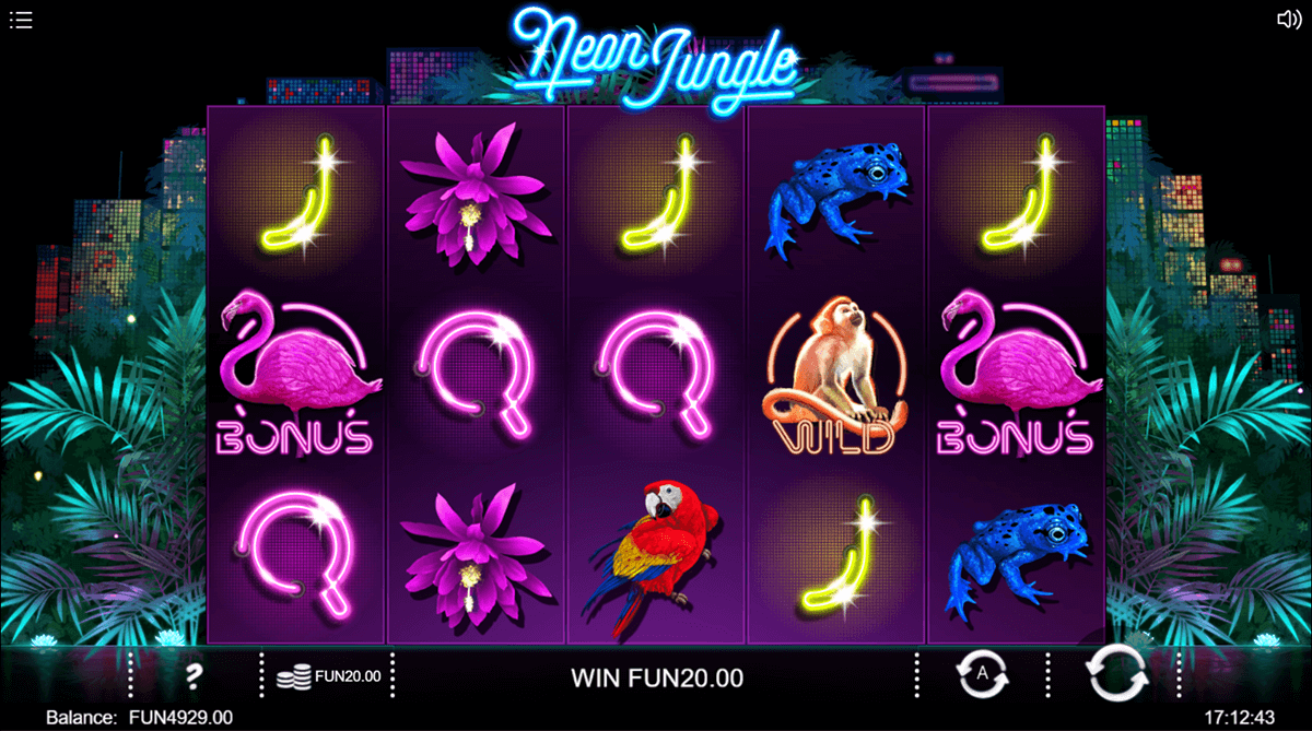 neon jungle iron dog casino slots 