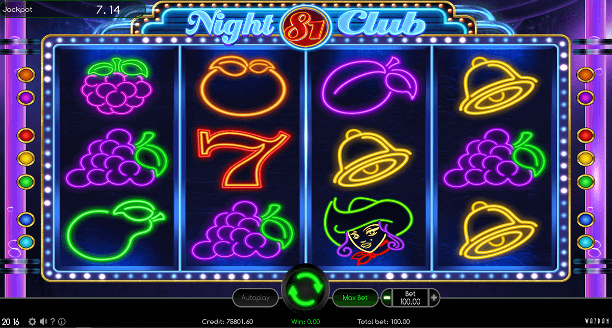 night club 81 wazdan casino slots 