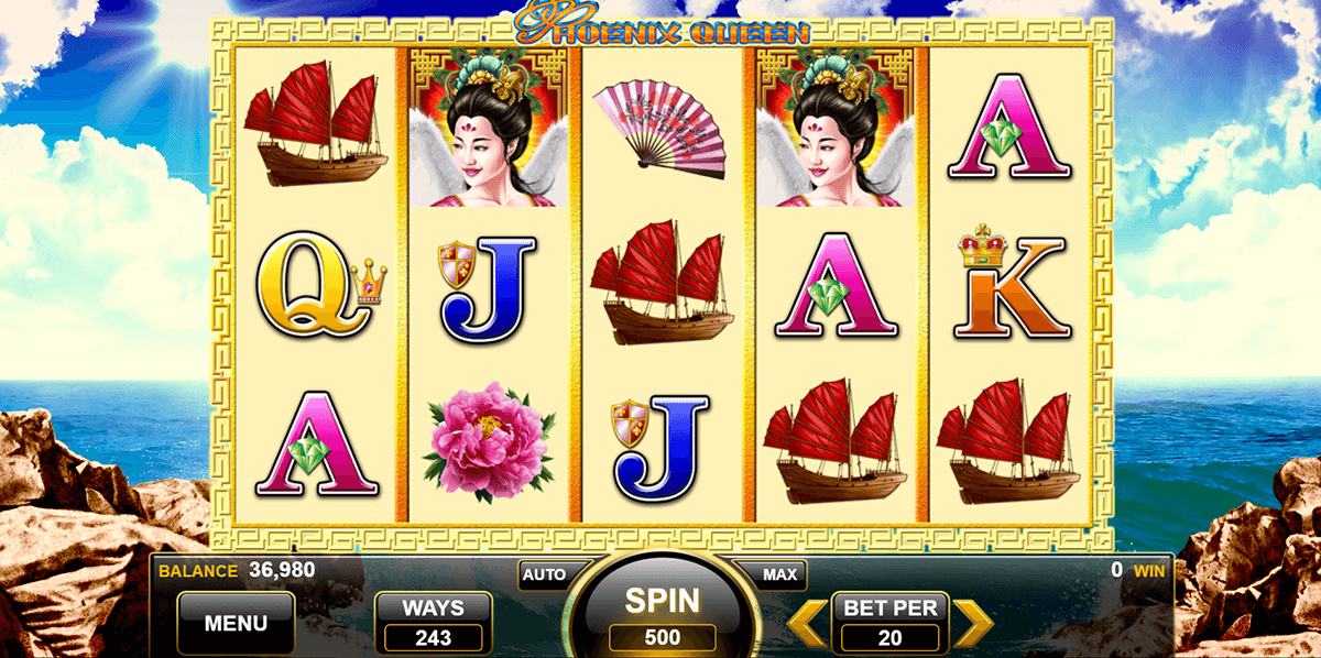 phoenix queen spin games casino slots 