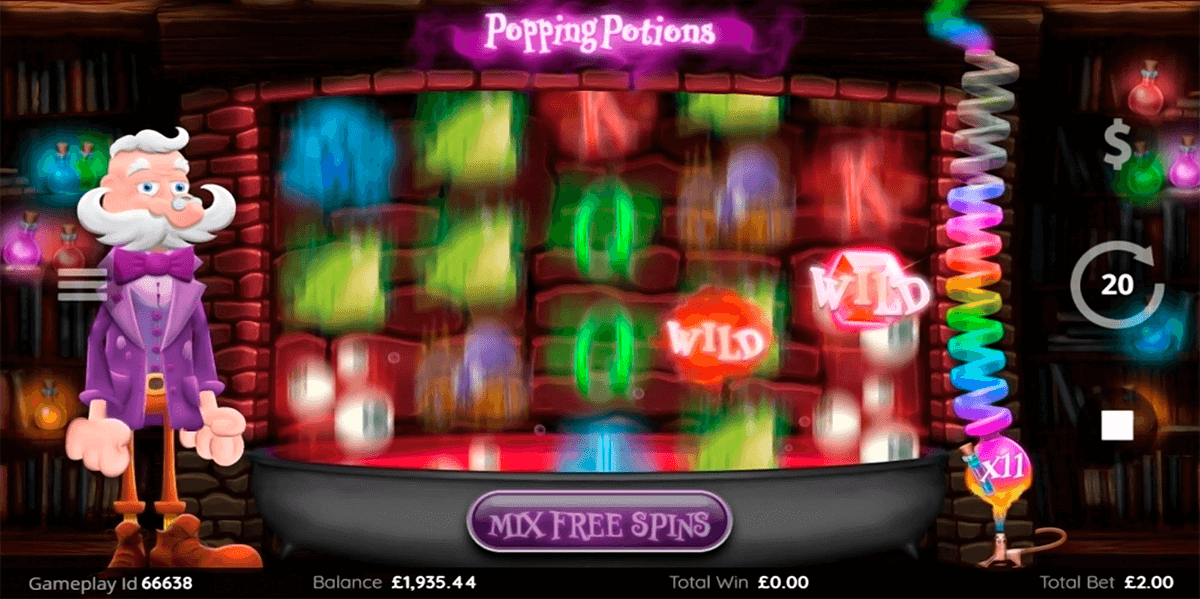 popping potions endemol games casino slots 