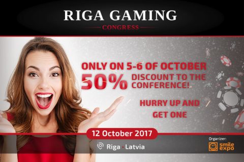 Riga Gaming Congress Discount 