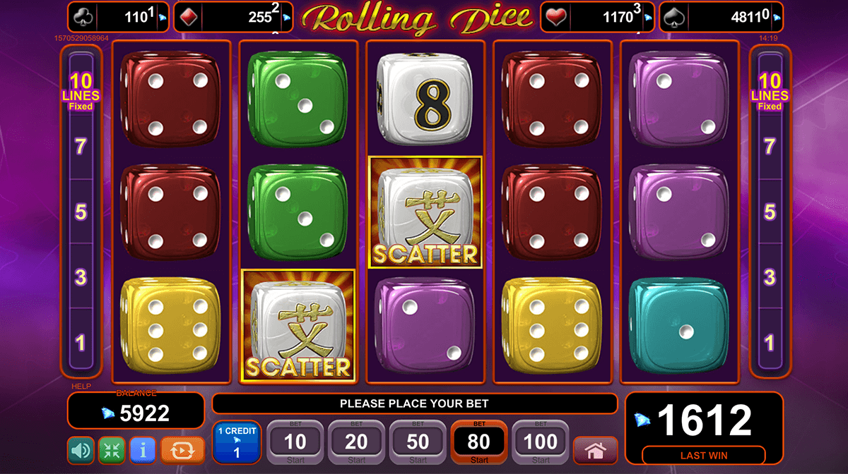 rolling dice egt casino slots 