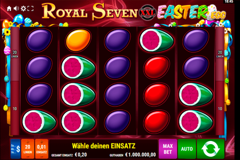 Royal Seven Xxl Easter Egg Gamomat Casino Slots 