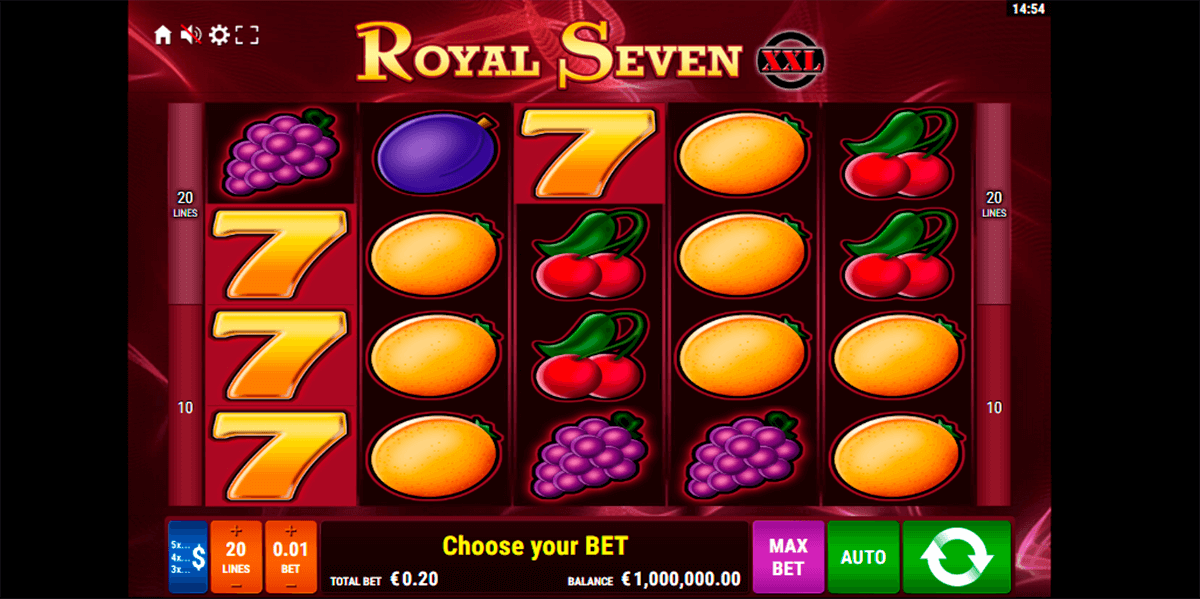 royal seven xxl gamomat casino slots 