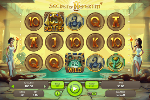 Secret Of Nefertiti Booongo Casino Slots 