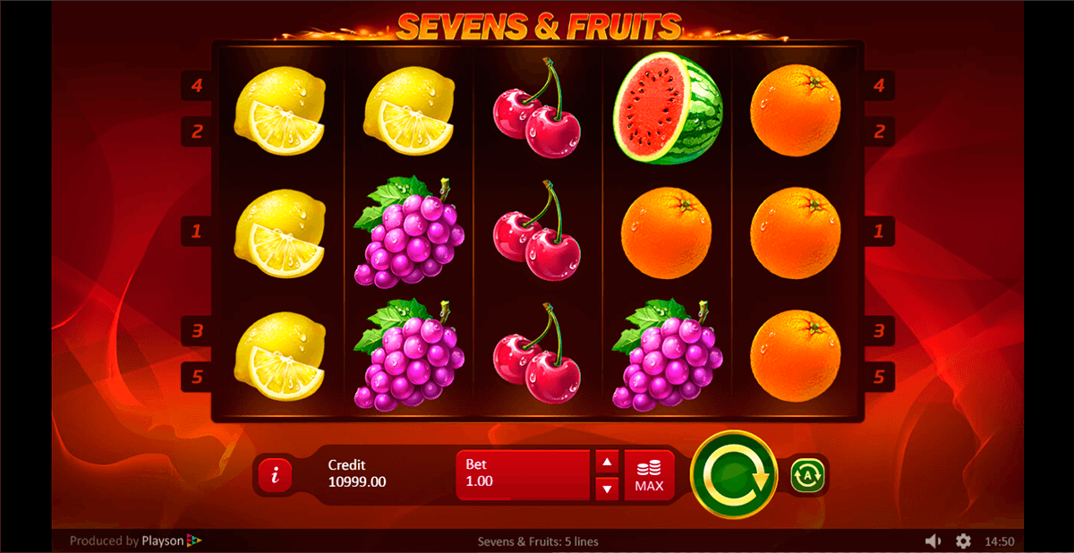 sevensfruits playson casino slots 