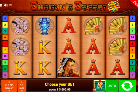 Shoguns Secret Crazy Chicken Shooter Gamomat Casino Slots 