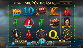 Sirens Treasures Spinomenal Casino Slots 
