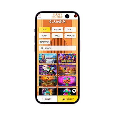 Slots Empire Casino App Games