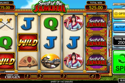 Spirit Of The Samurai Inspired Gaming Casino Slots 