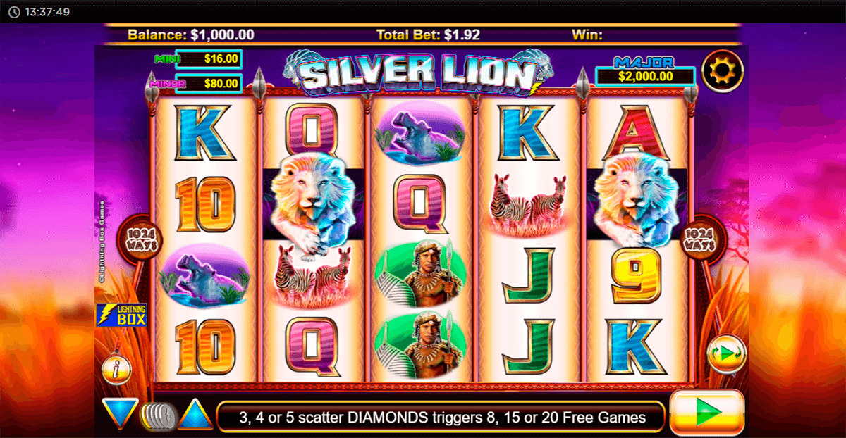 Silver lion stellar jackpot slot €100 run.