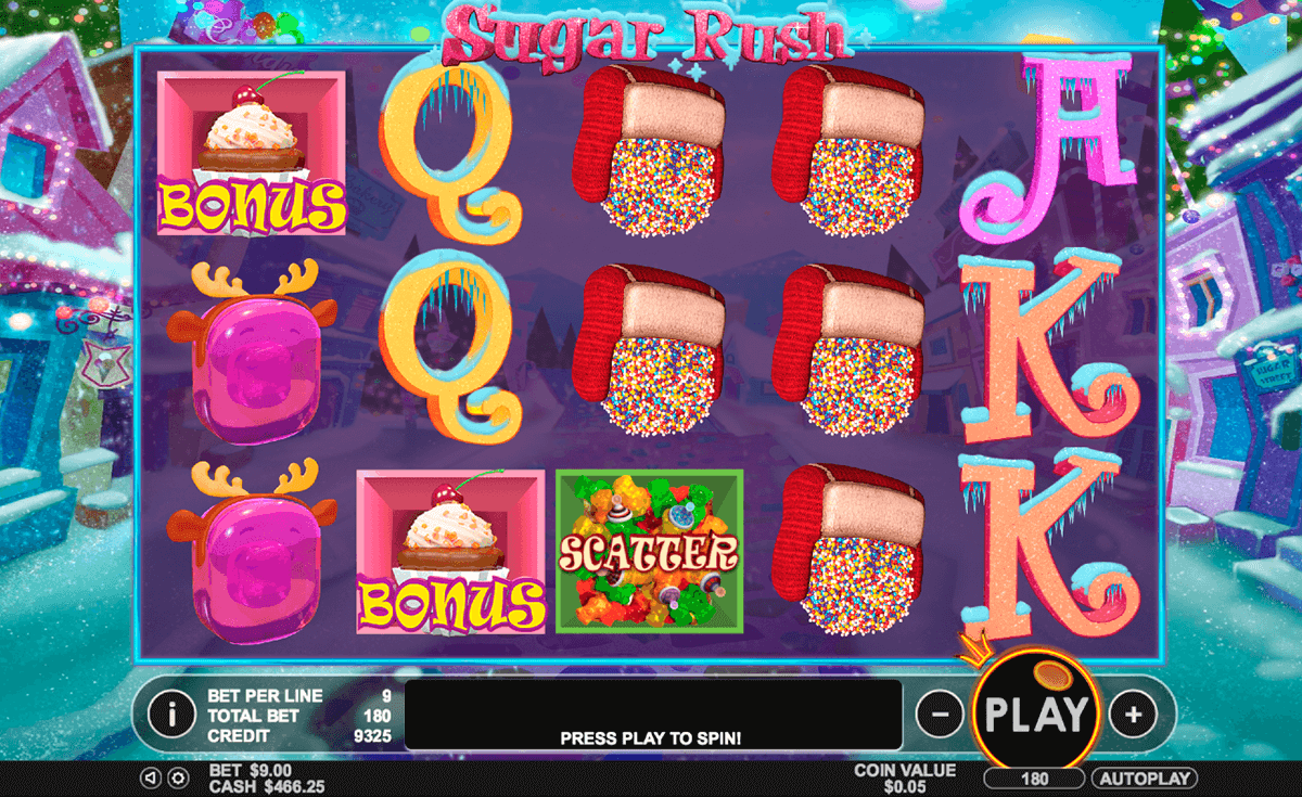 sugar rush winter pragmatic casino slots 
