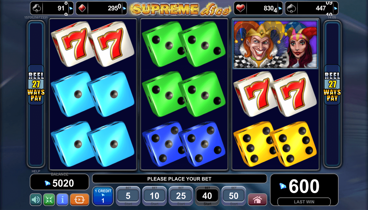supreme dice egt casino slots 