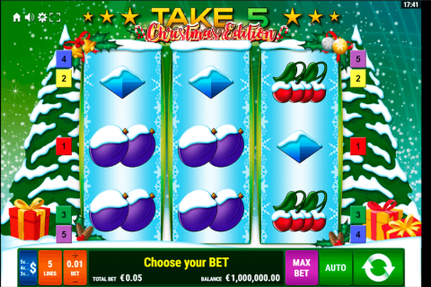 Take 5 Christmas Edition Gamomat Casino Slots 