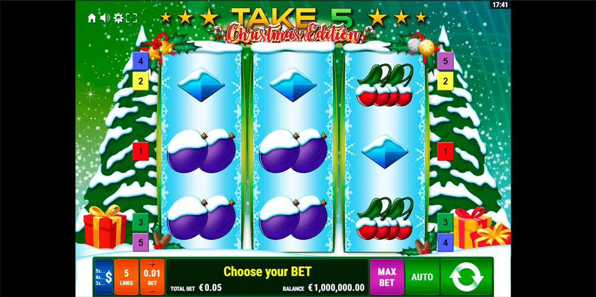 take 5 christmas edition gamomat casino slots 