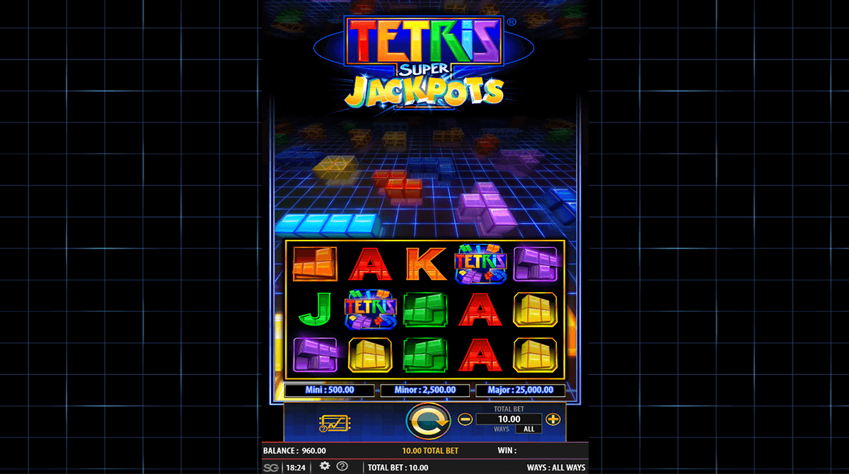tetris super jackpots wms casino slots 