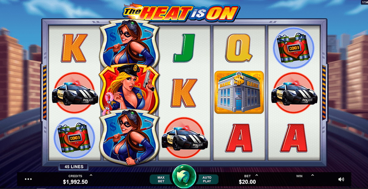 the heat is on microgaming casino slots 