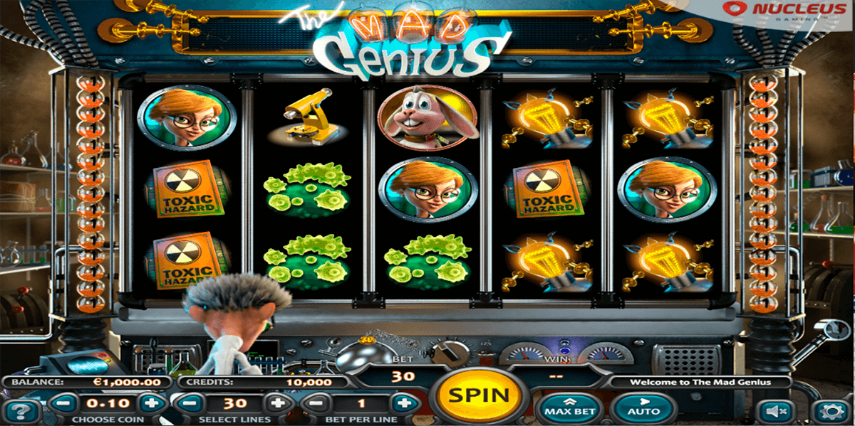 the mad genius nucleus gaming casino slots 