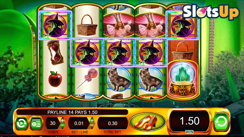 The Wizard of Oz: Ruby Slippers Slot Machine Online 🎰 95.96% RTP ᐈ Play ...