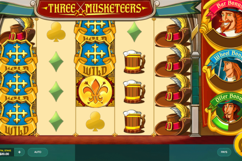 Three Musketeers Red Tiger Casino Slots 