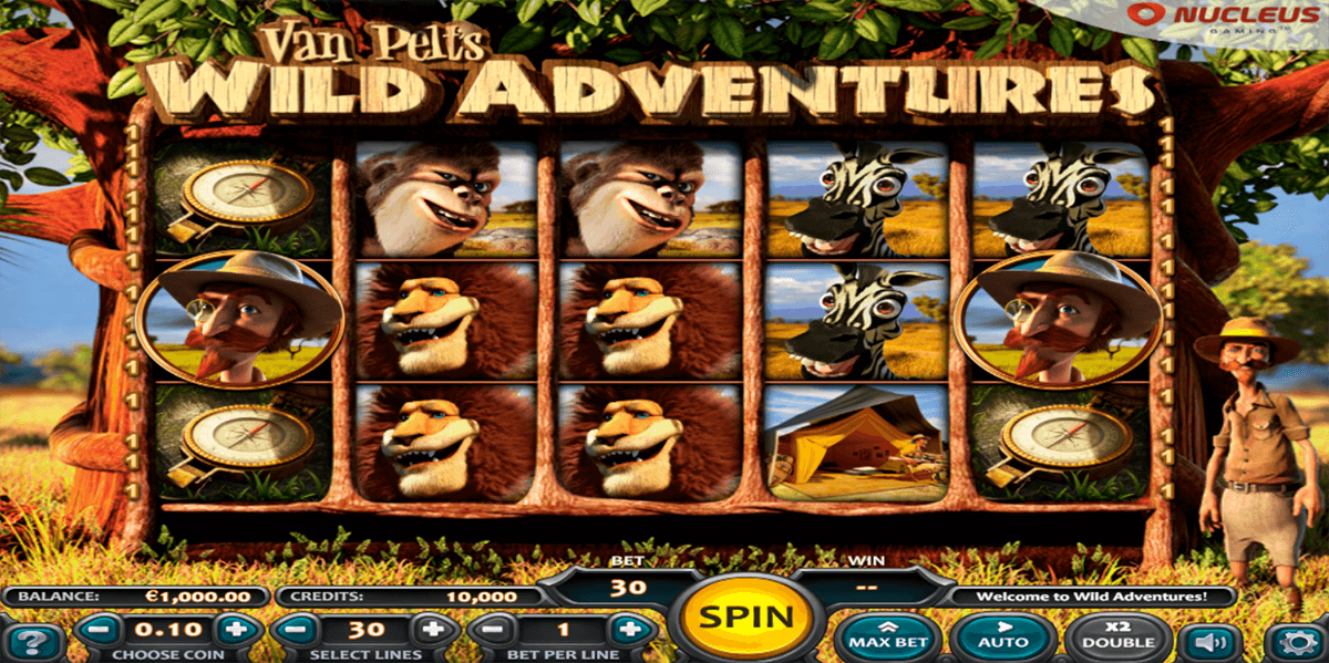 wild adventure nucleus gaming casino slots 