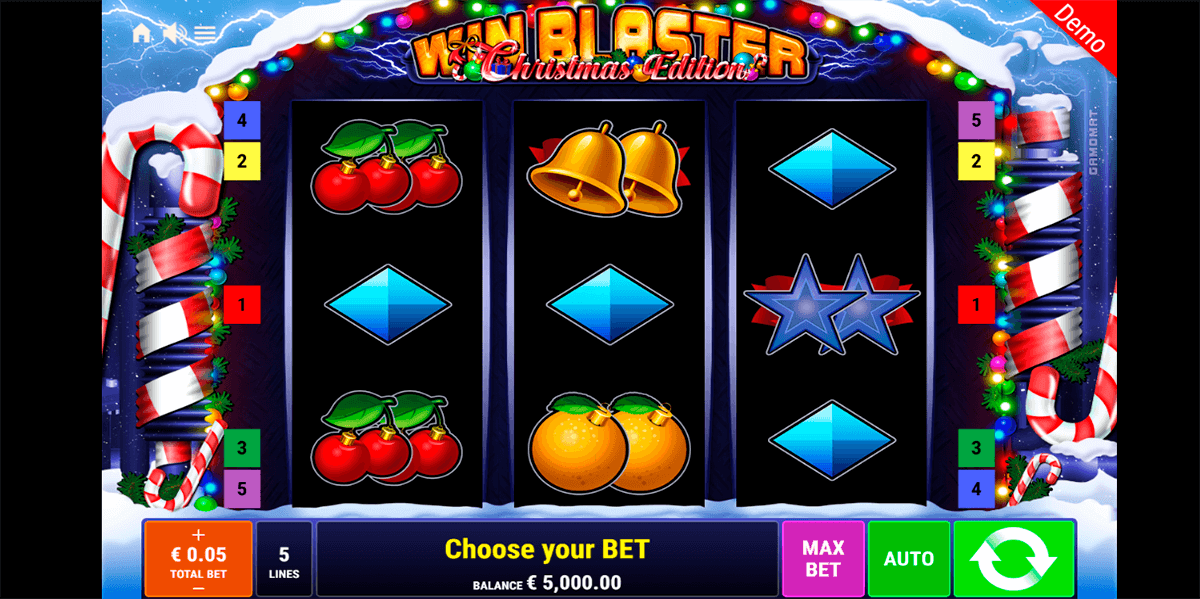 win blaster christmas edition gamomat casino slots 