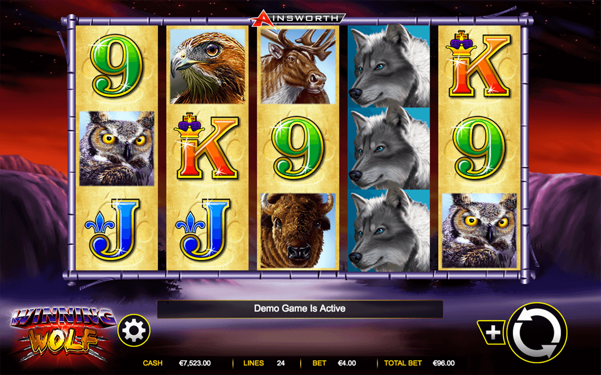 winning wolf ainsworth casino slots 