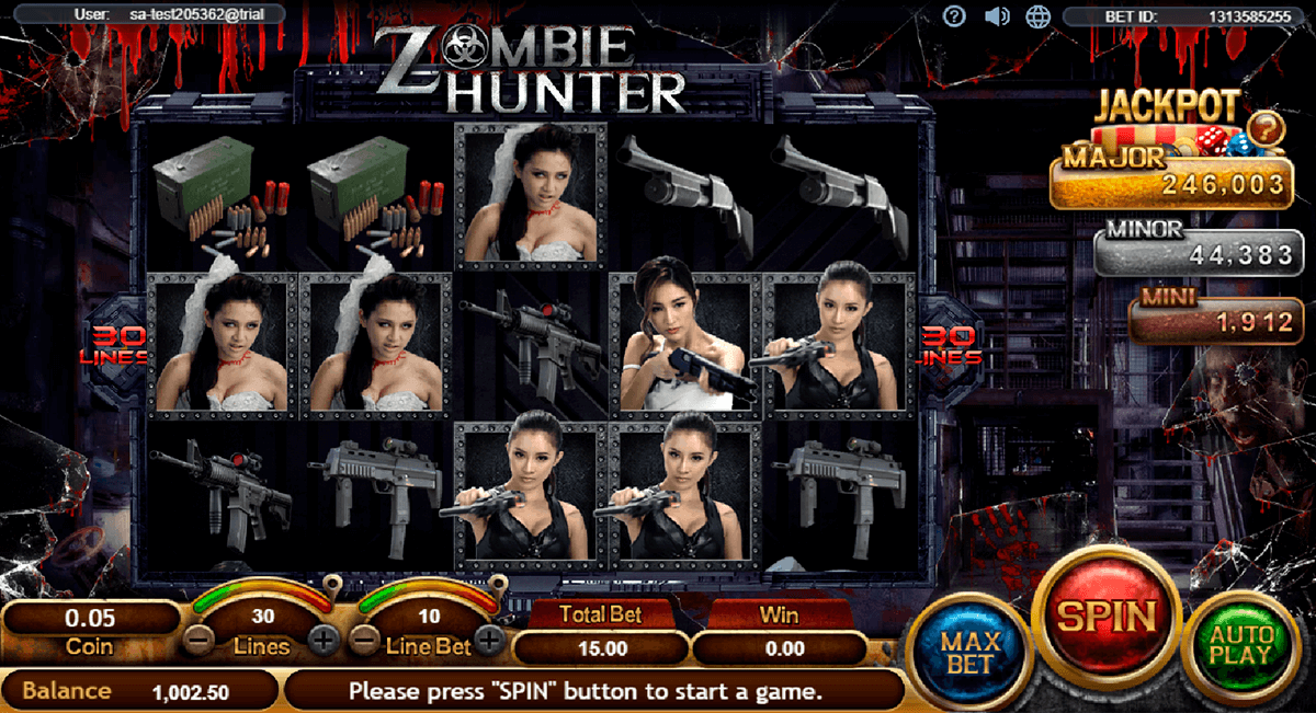zombie hunter sa gaming casino slots 